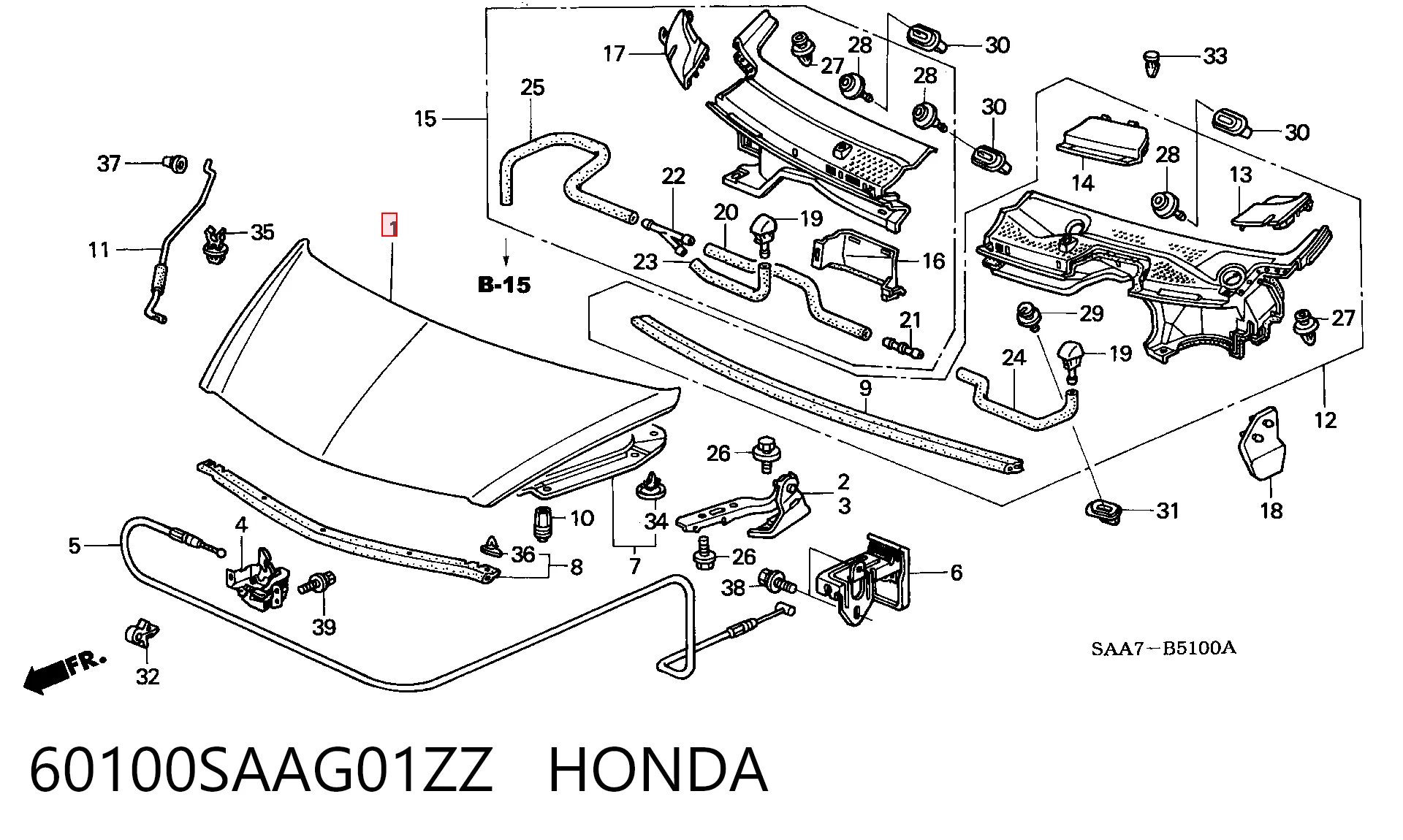 Капот Honda Jazz хетчбек (GD, GE) (2002 - 2008) ціна, від 101.60 USD