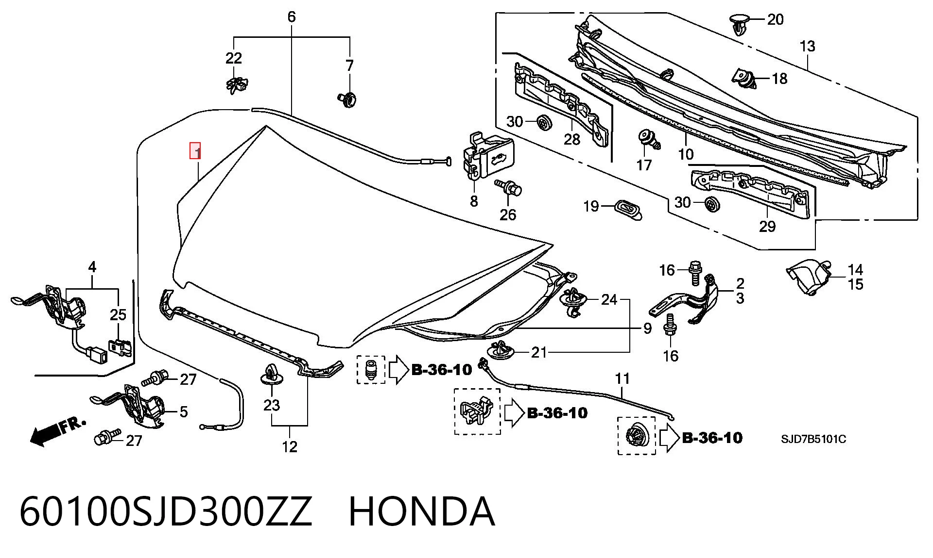 60100SJD300ZZ Honda