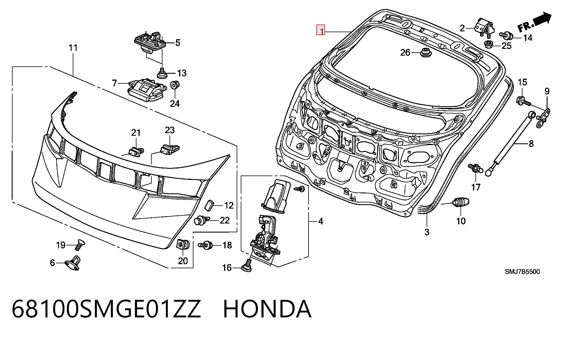 Треті двері на Honda Civic VIII FK, FN