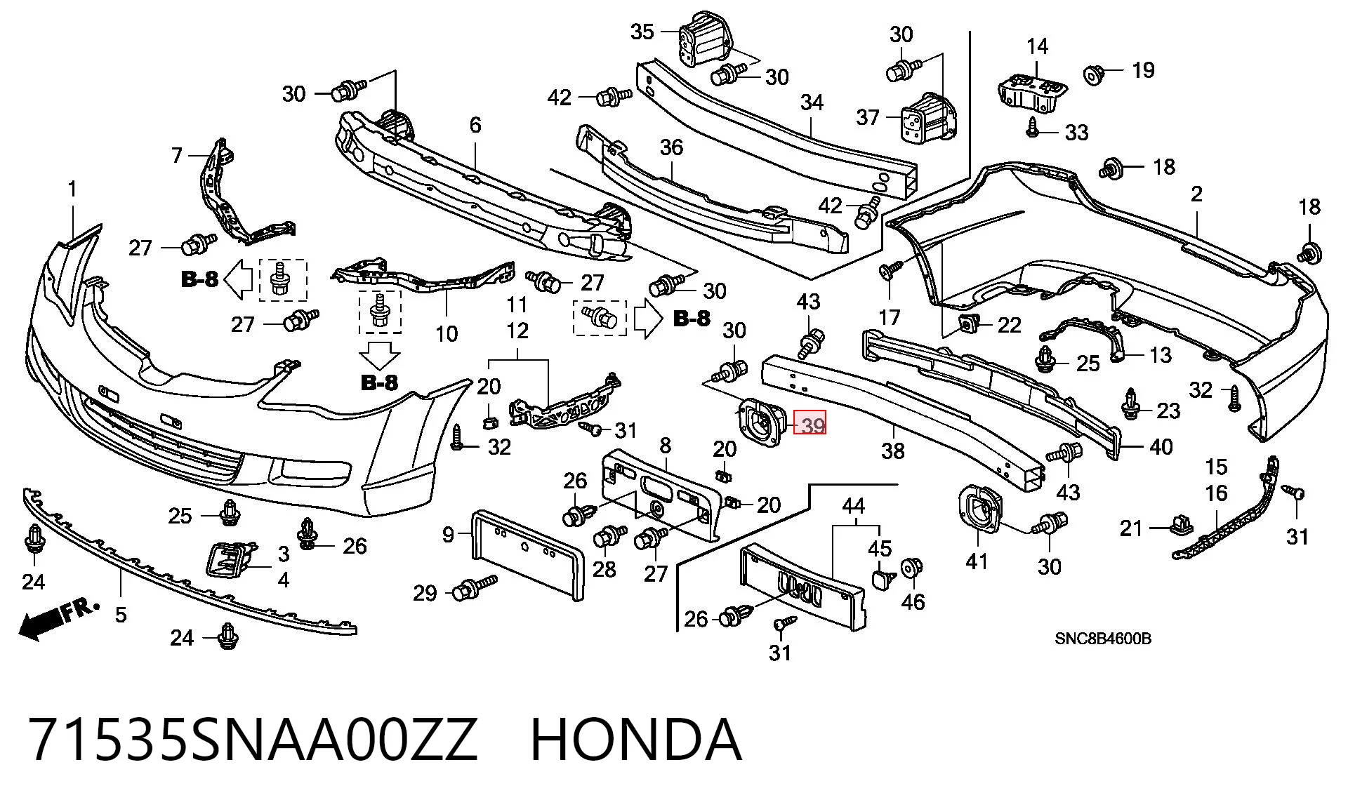 71535SNAA00ZZ Honda 