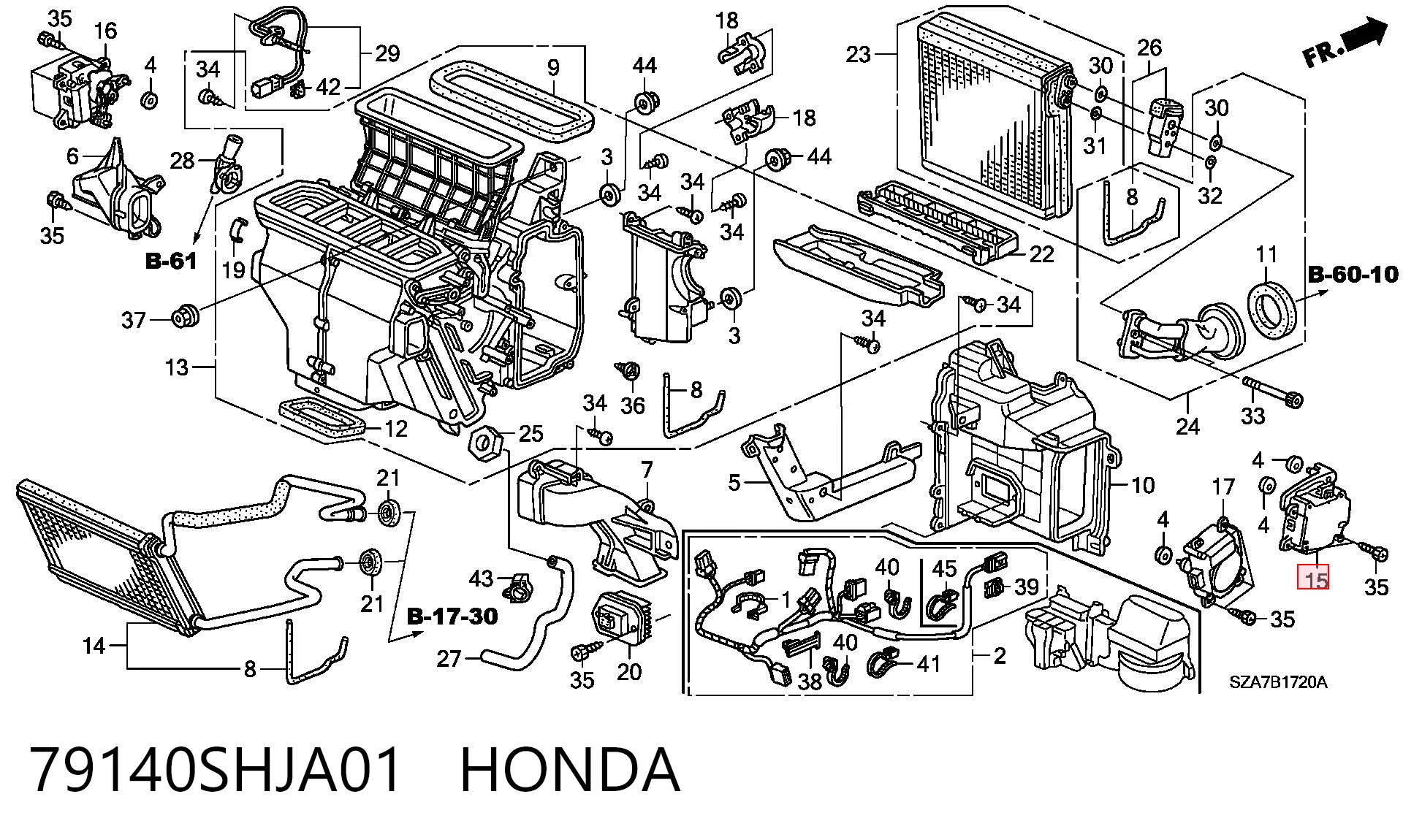 79140SHJA01 Honda 