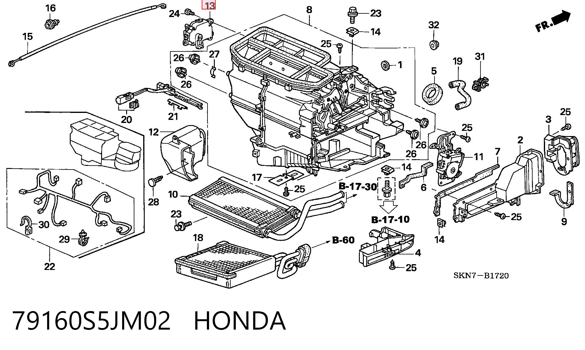 79160S5JM02 Honda 