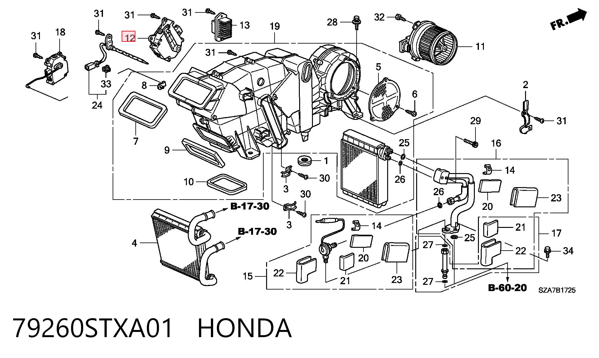 79260STXA01 Honda 