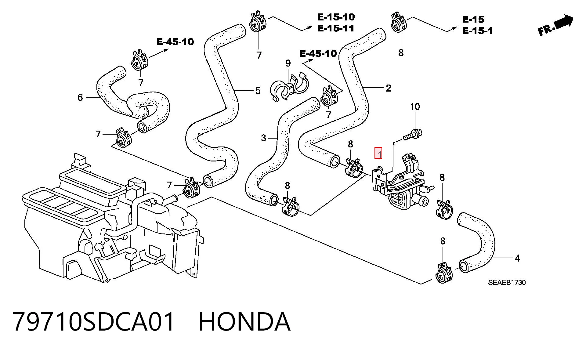79710SDCA01 Honda 