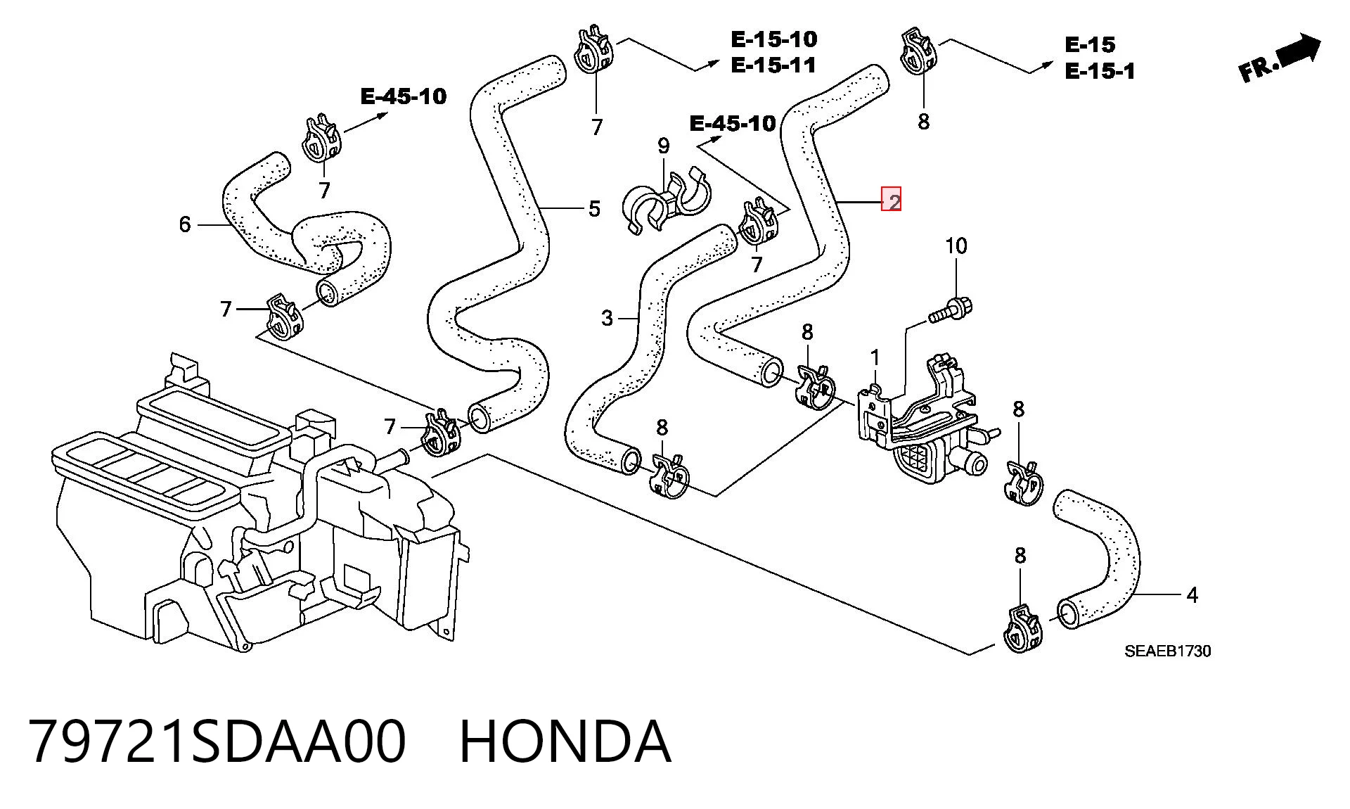 79721SDAA00 Honda 