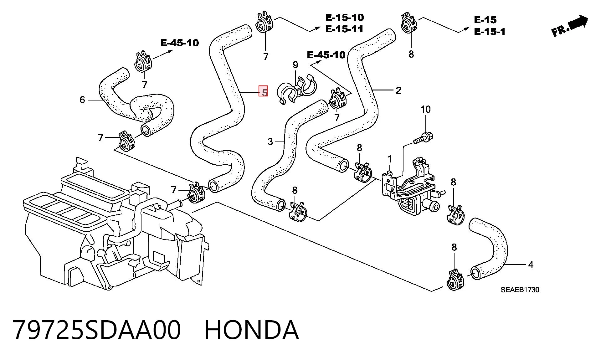 79725SDAA00 Honda 