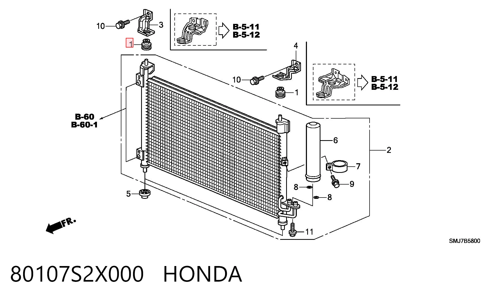 80107S2X000 Honda 