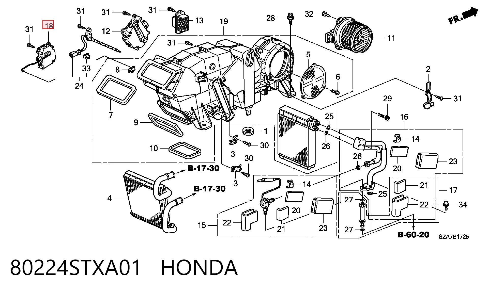 80224STXA01 Honda 