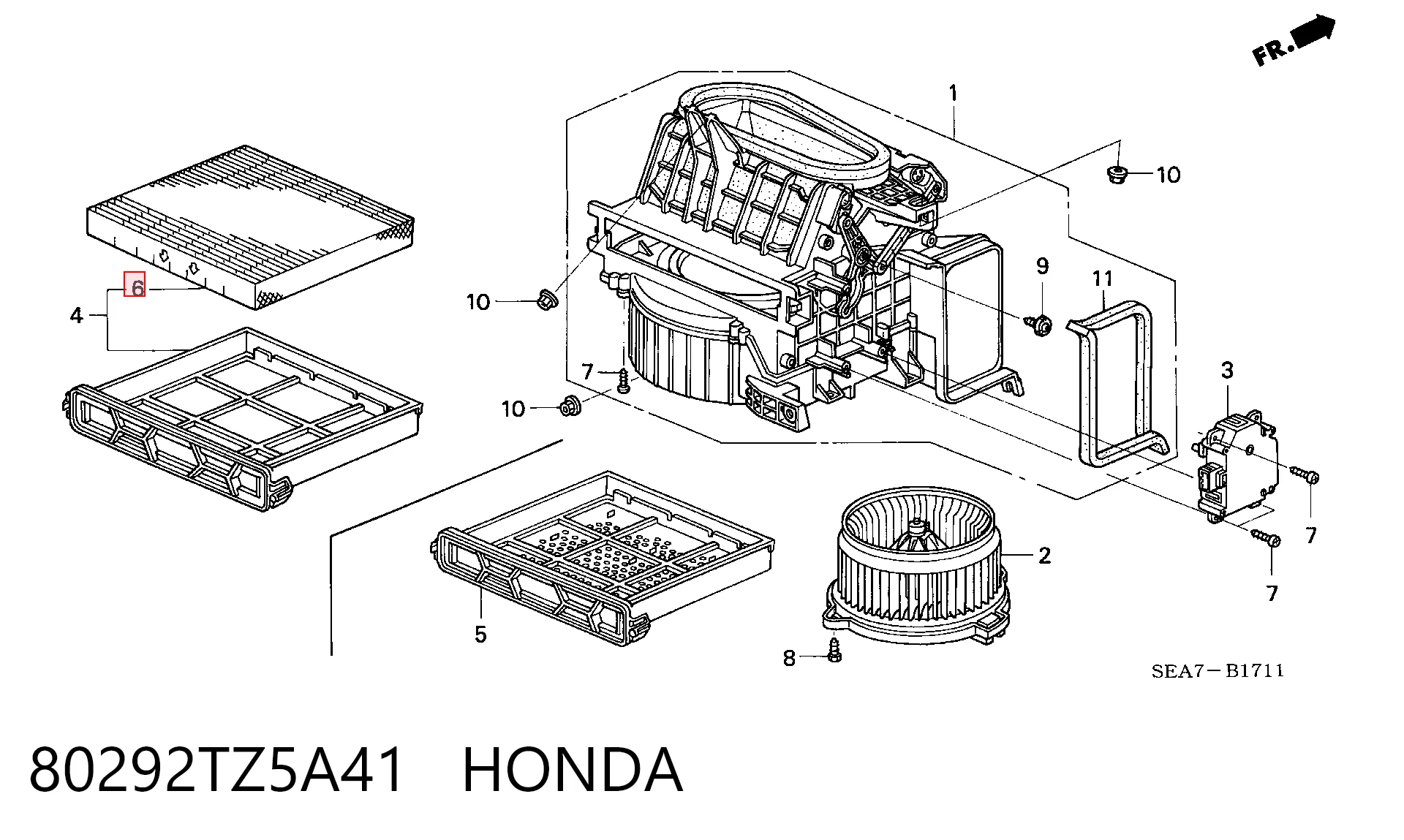 80292TZ5A41 Honda