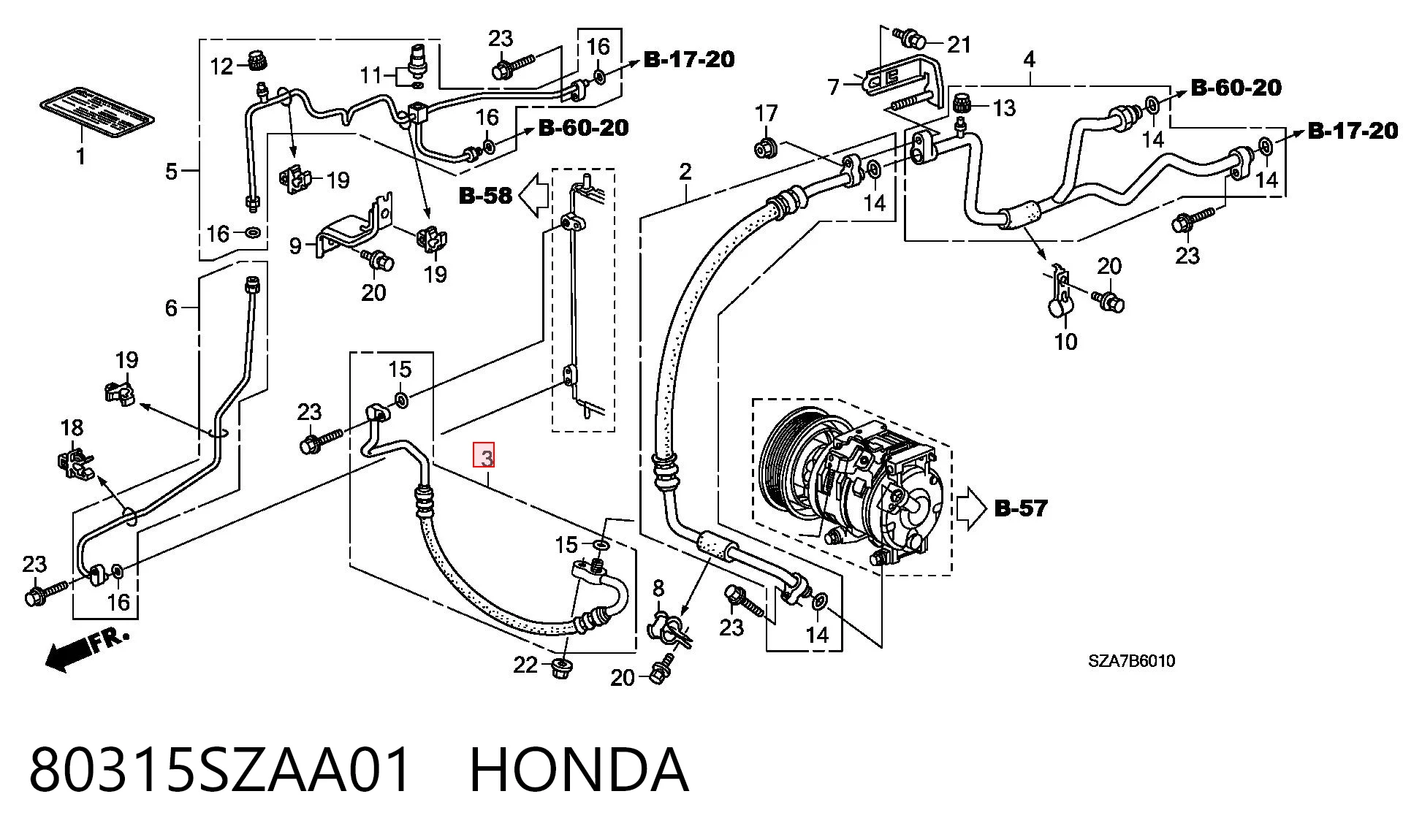 80315SZAA01 Honda 