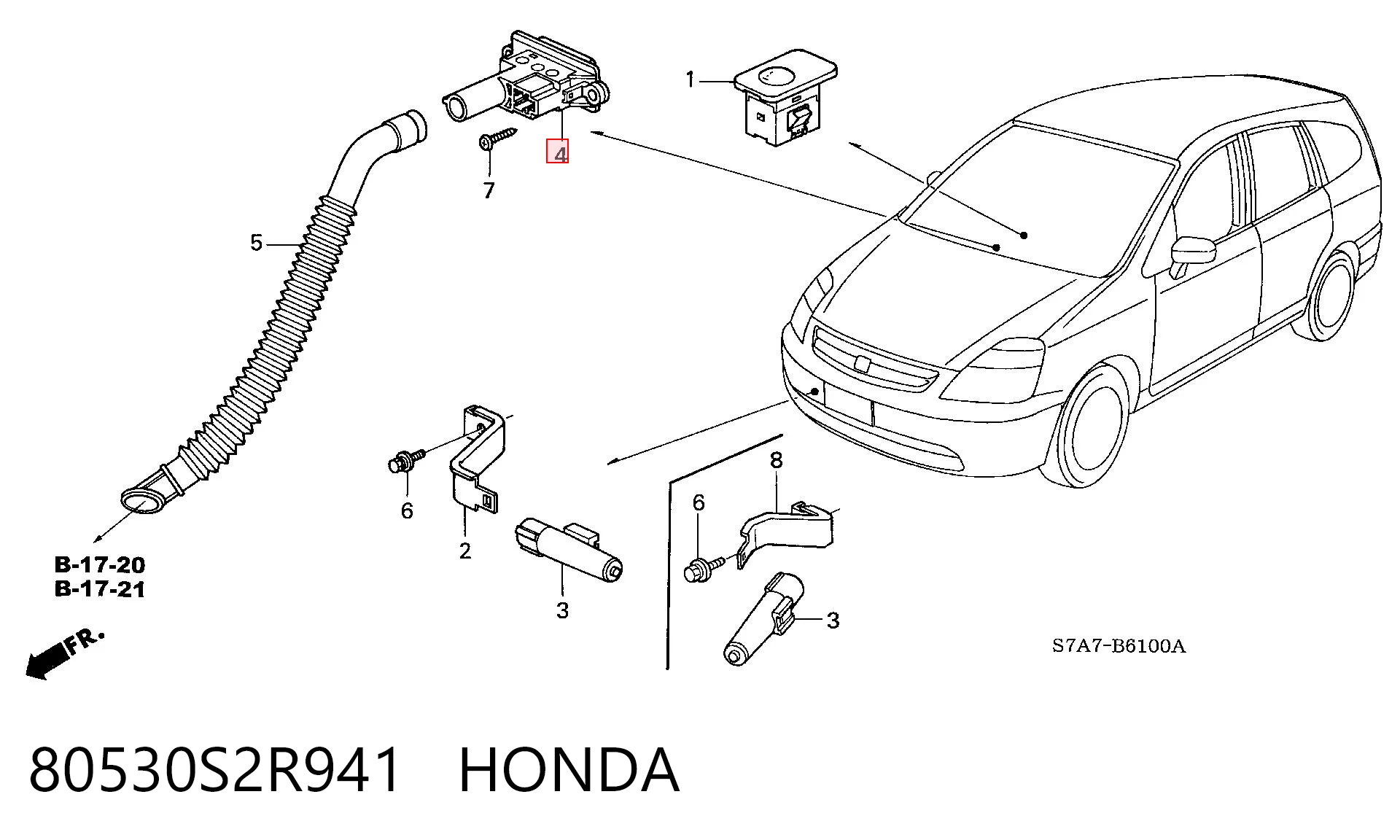 80530S2R941 Honda 