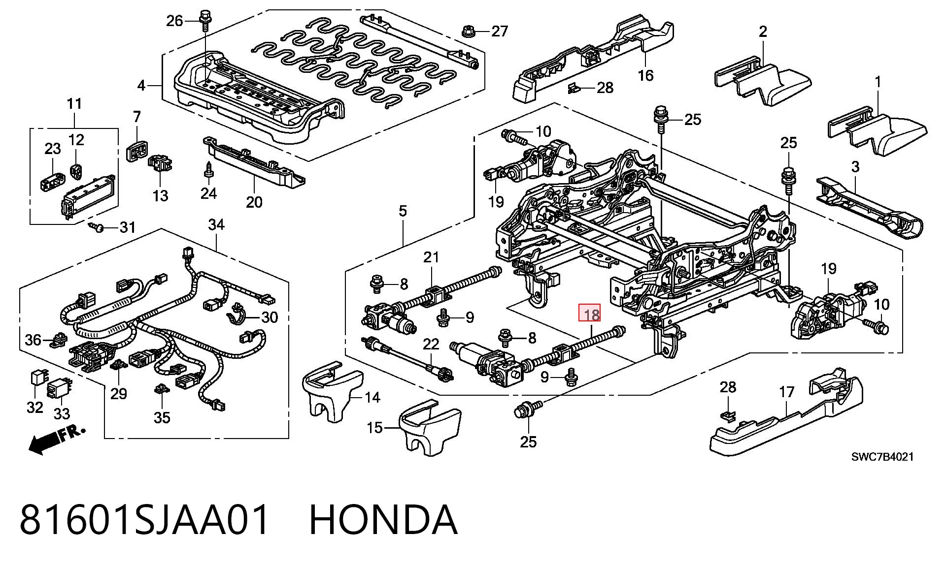 81601SJAA01 Honda 