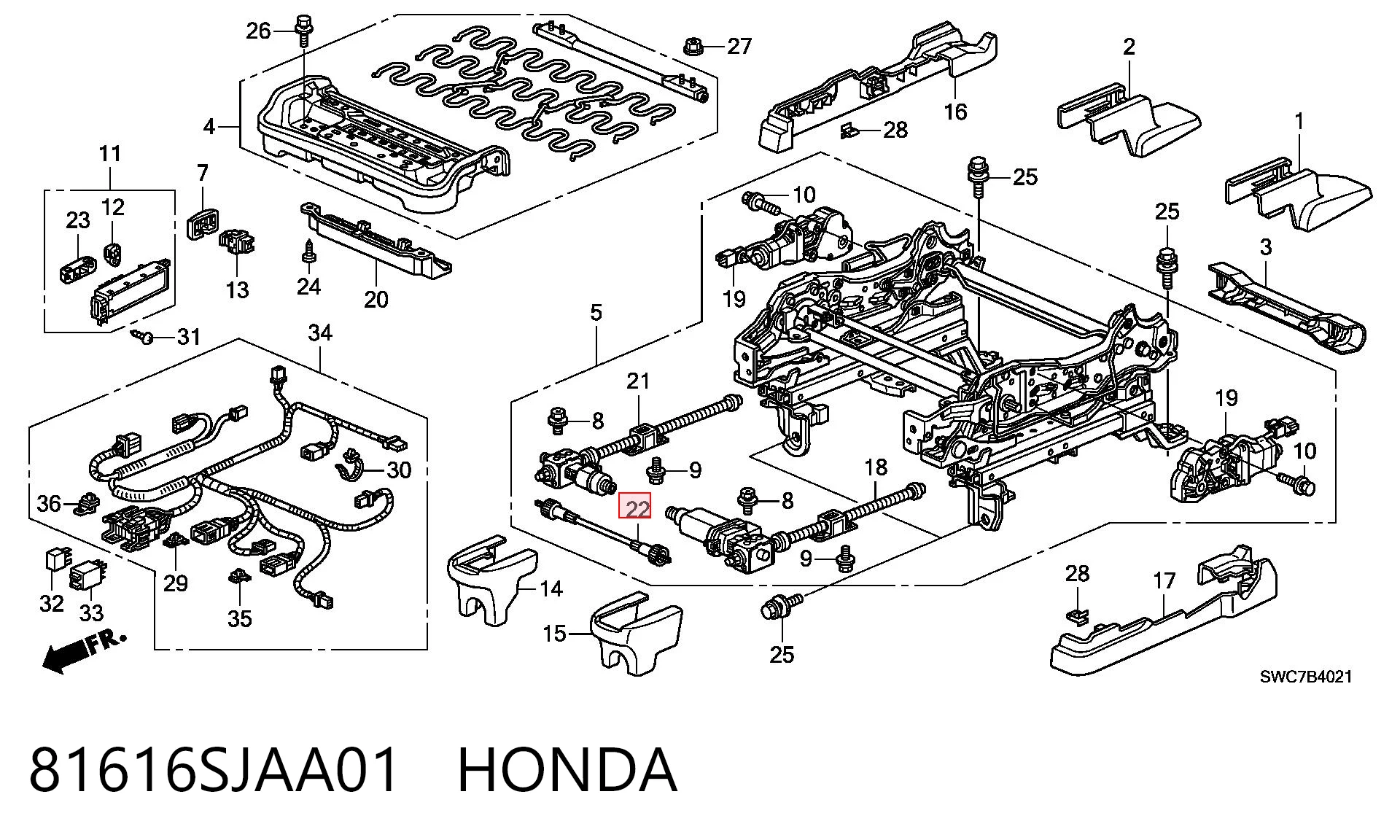 81616SJAA01 Honda 