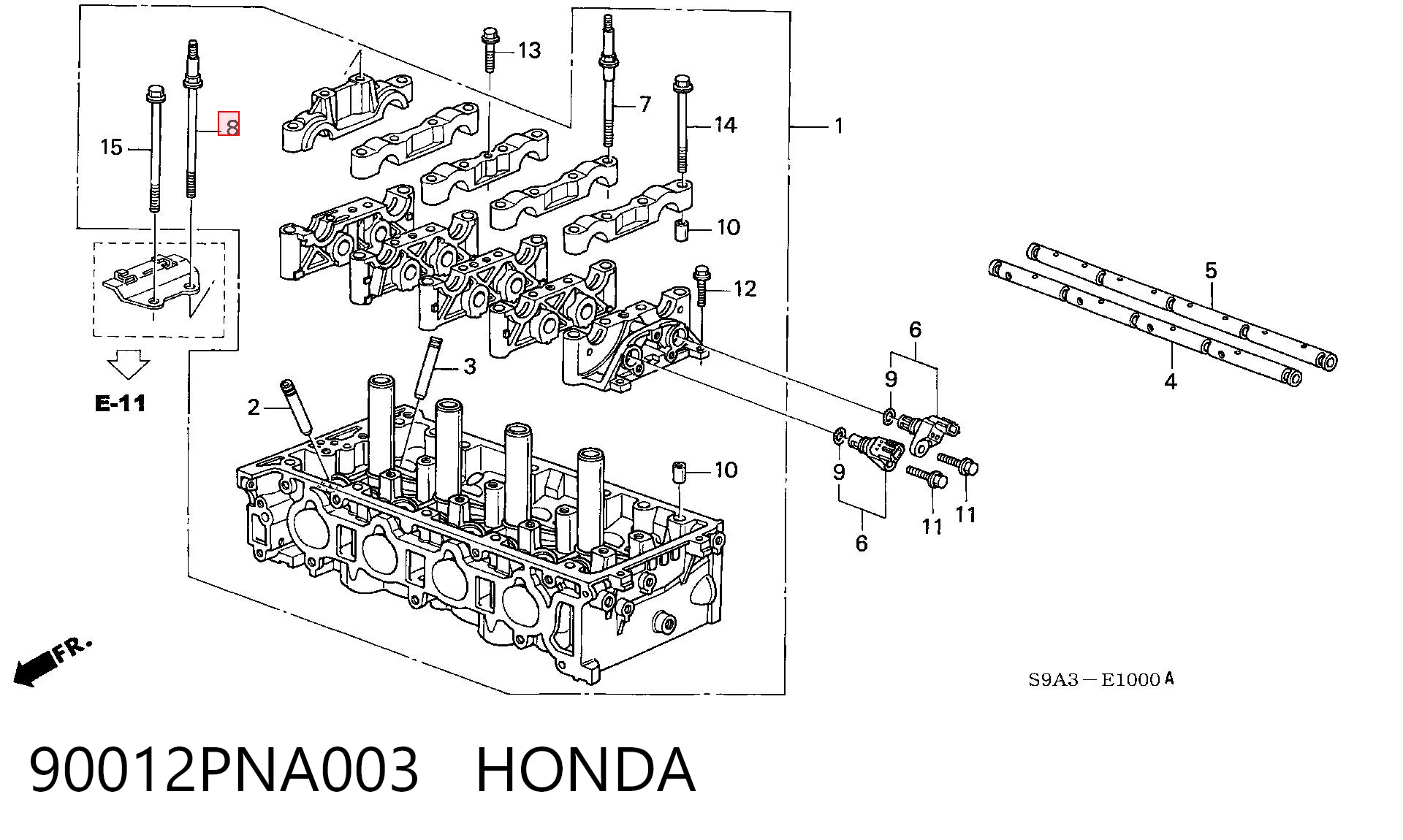 90012PNA003 Honda 