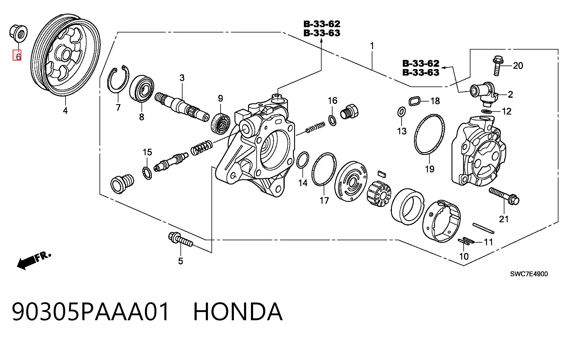 90305PAAA01 Honda 
