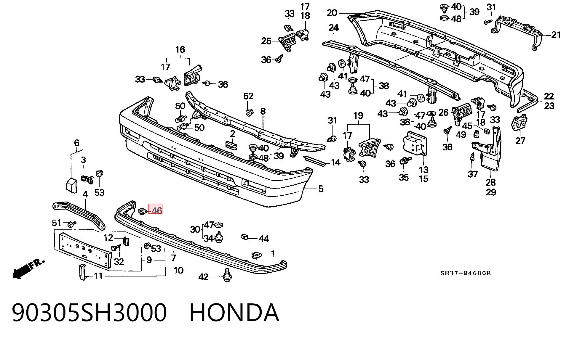 90305SH3000 Honda 