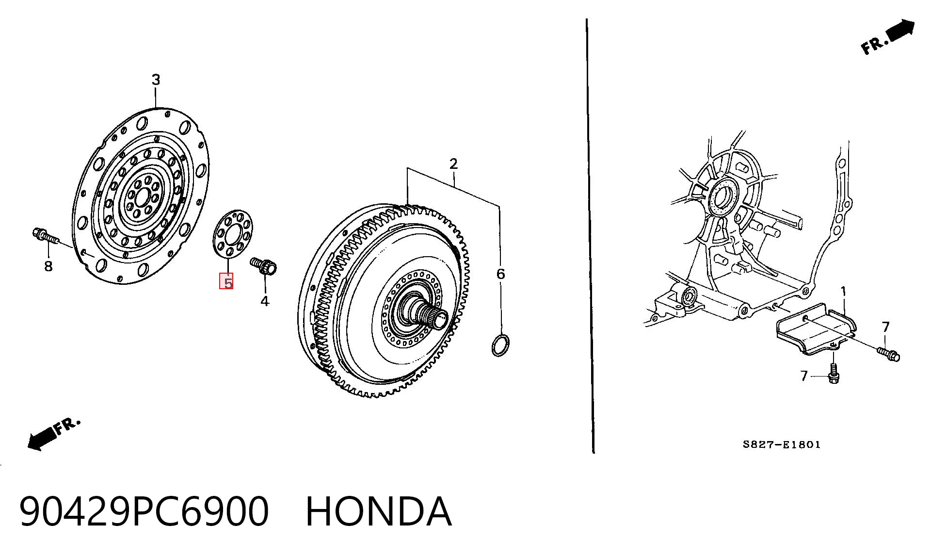90429PC6900 Honda 