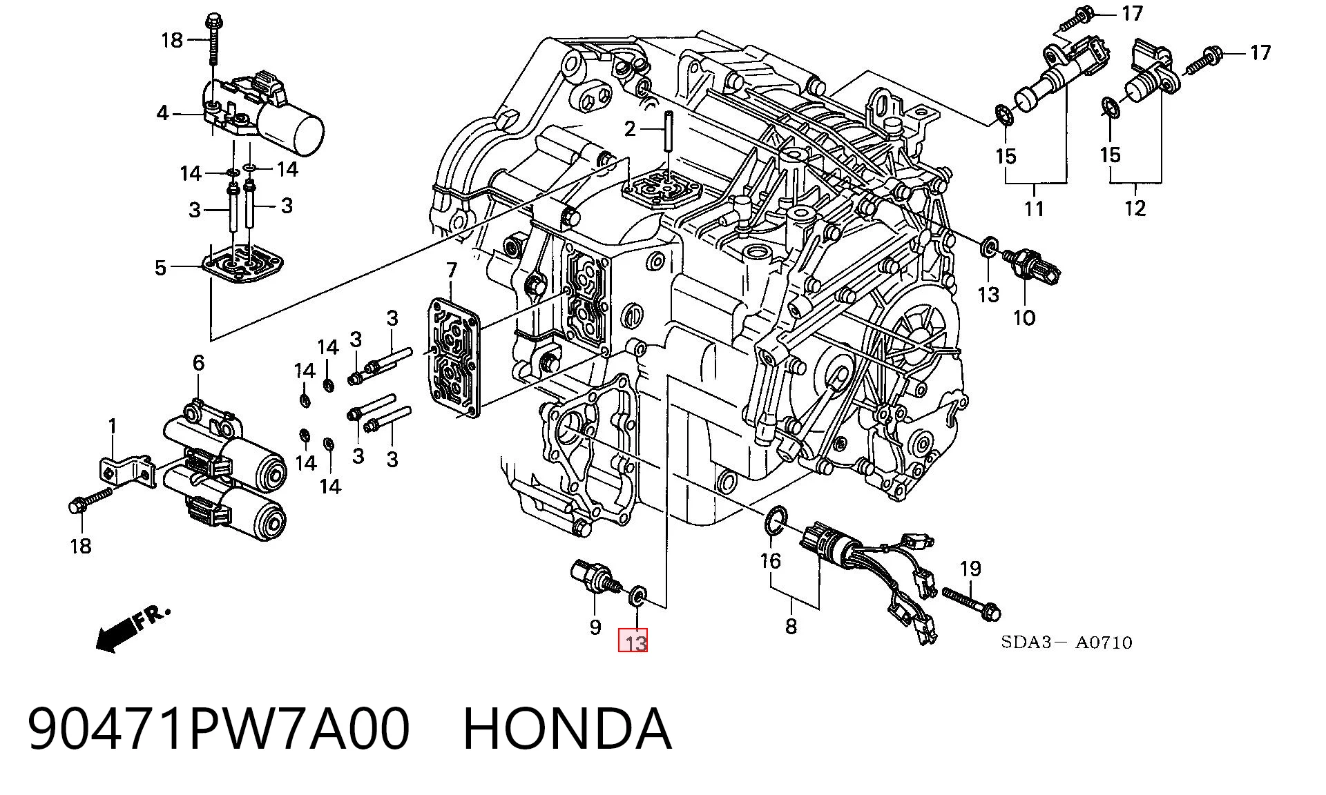 90471PW7A00 Honda 