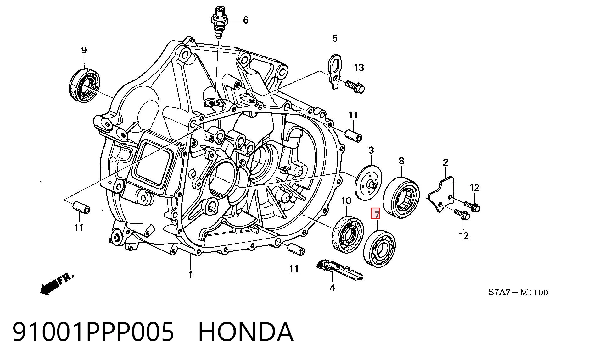91001PPP005 Honda 