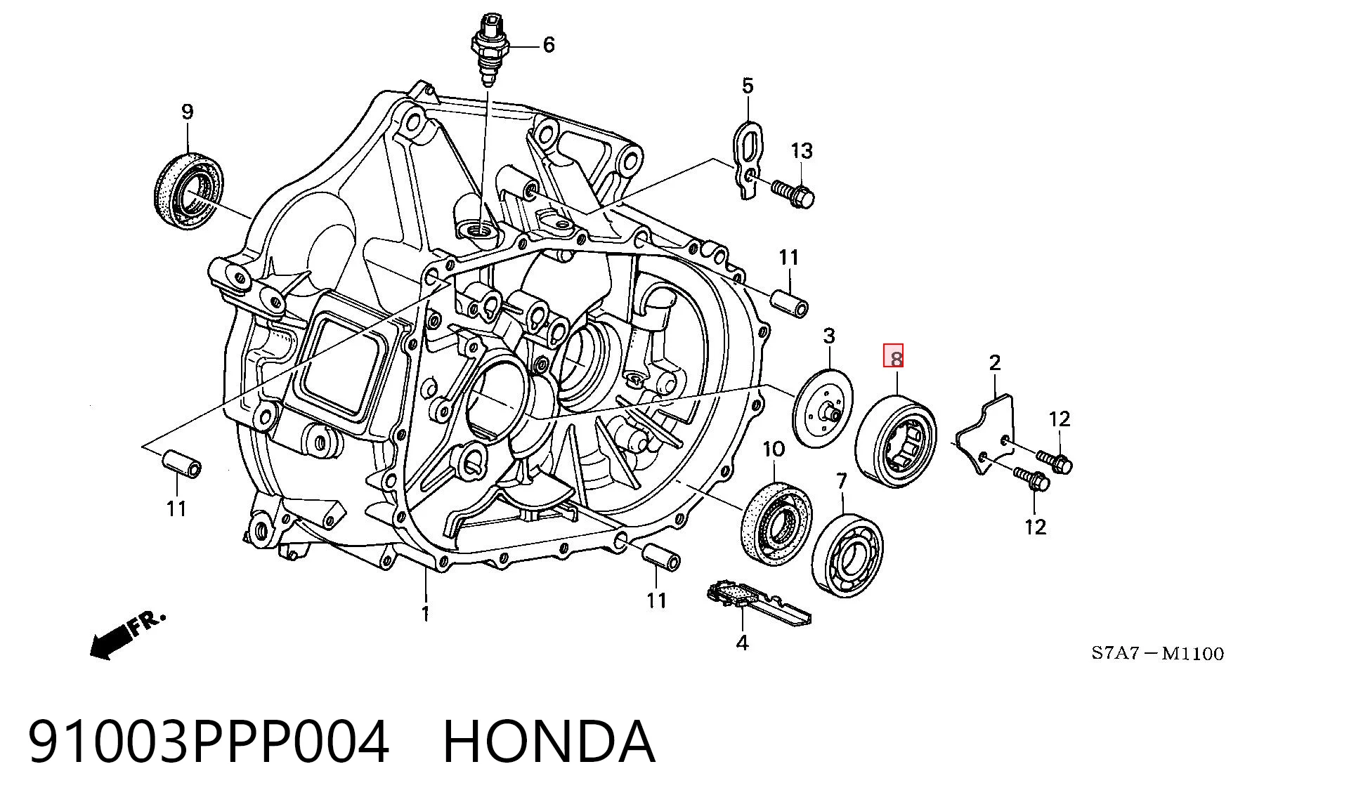 91003PPP004 Honda 