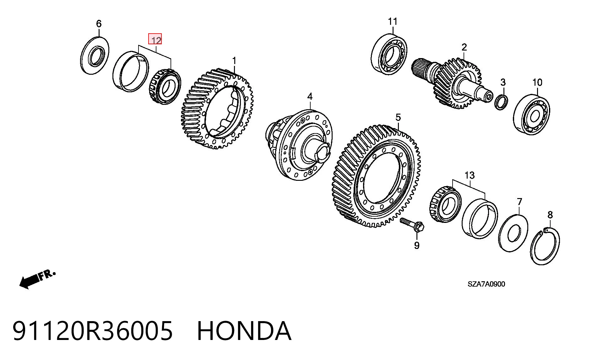 91120R36005 Honda 