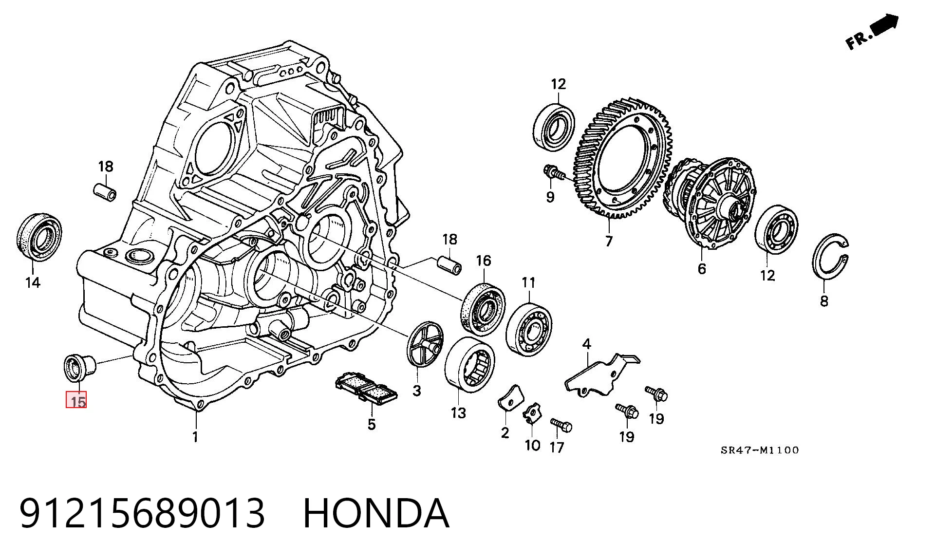 91215689013 Honda 