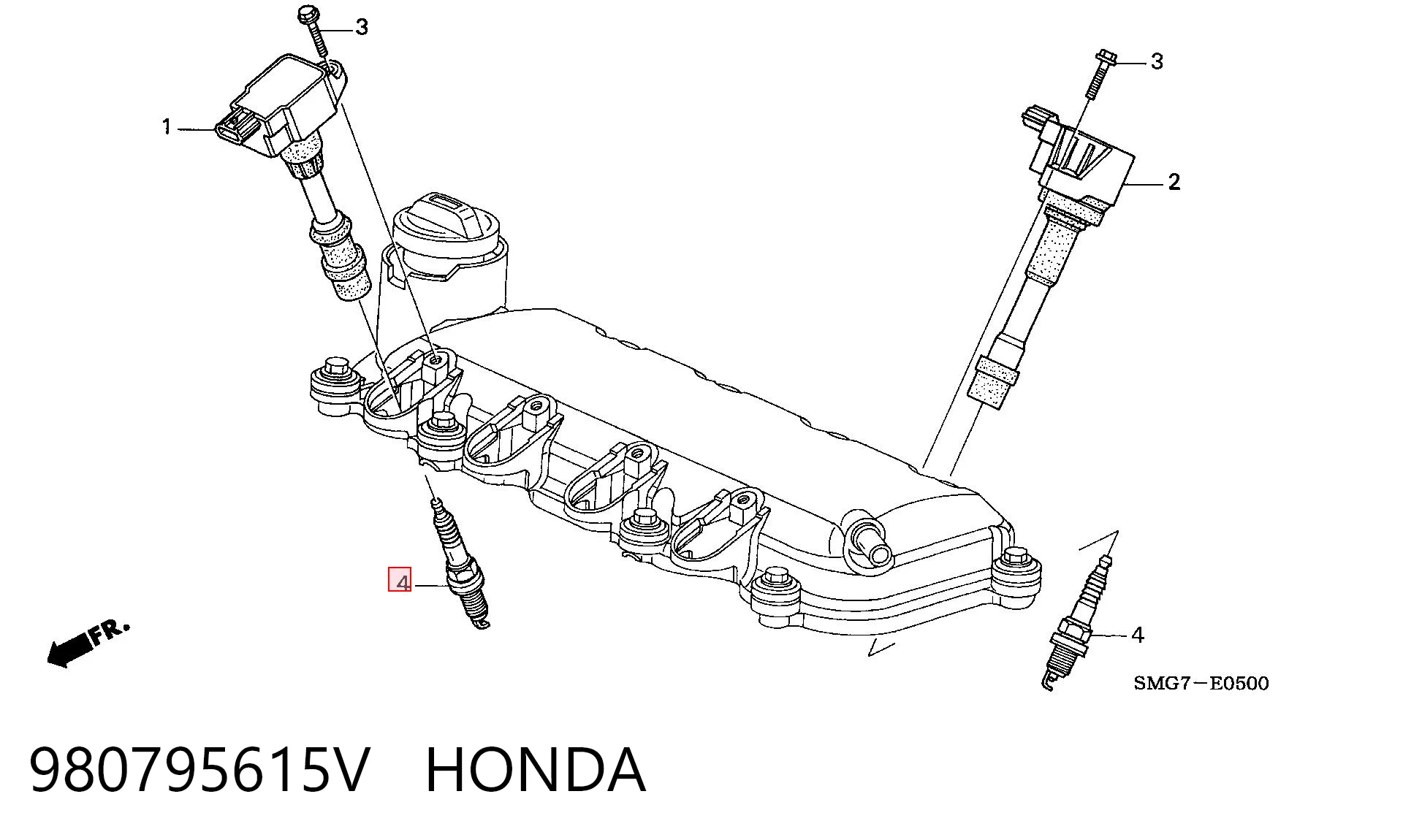 Свічки запалювання 8971259690 Isuzu