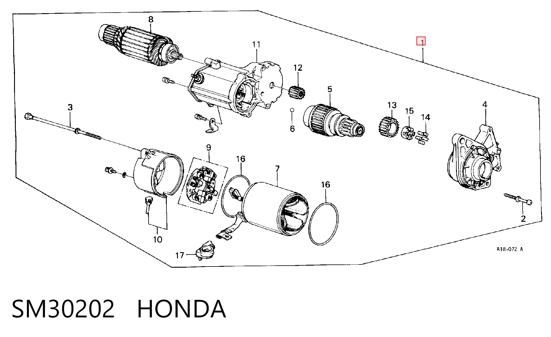 Купити JS356 HC Parts Стартер