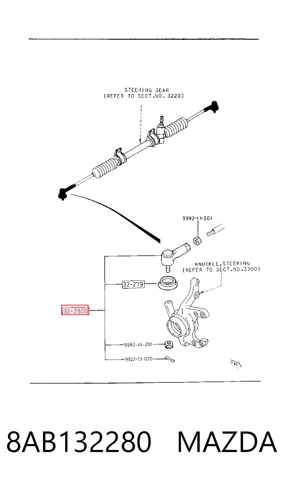 Наконечник рульовий NIPPON MOTORS NSTR4001 ціна, від 7.49 USD