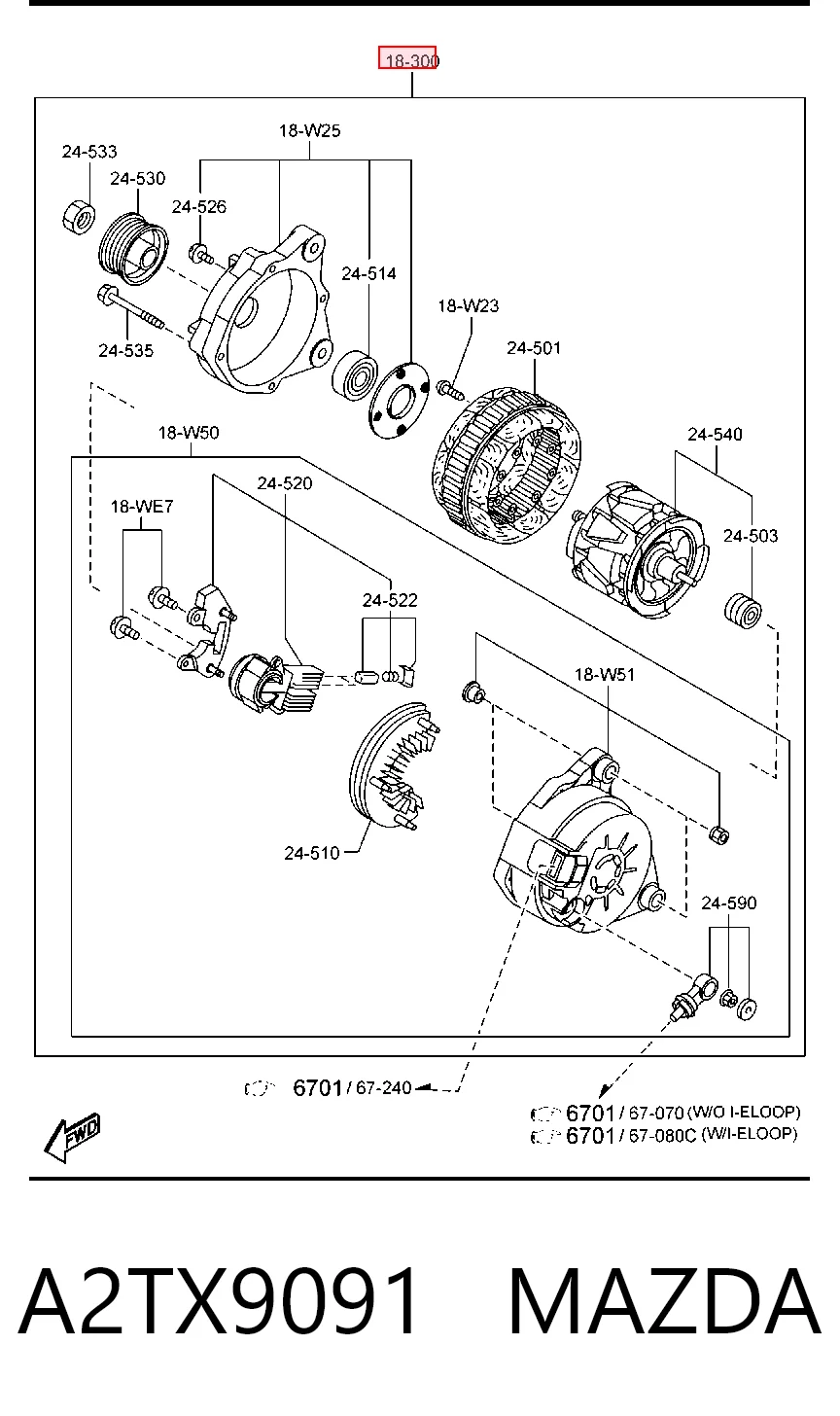 Купити Генератор Mazda 6  GJ, GL