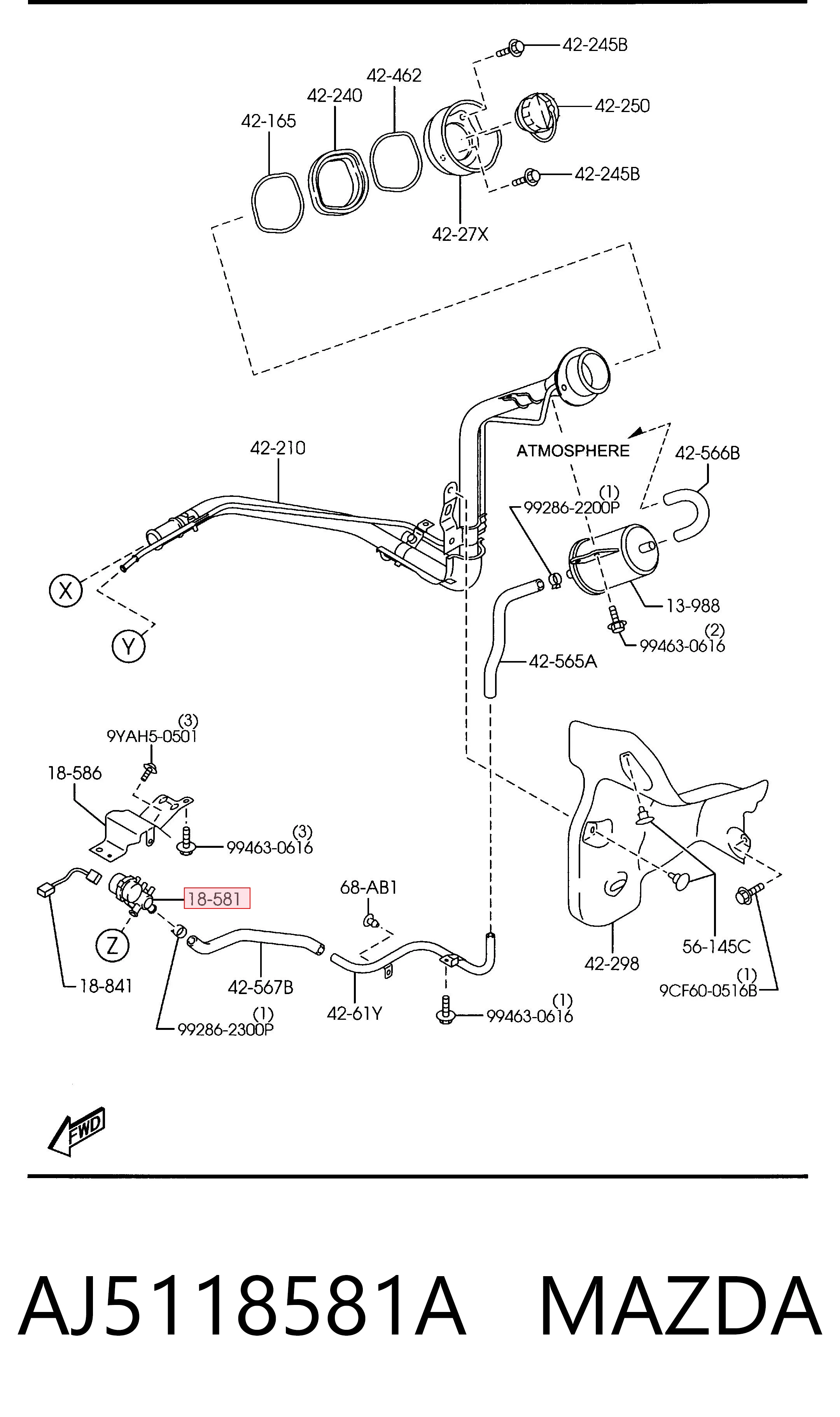 AJ5118581A Mazda 