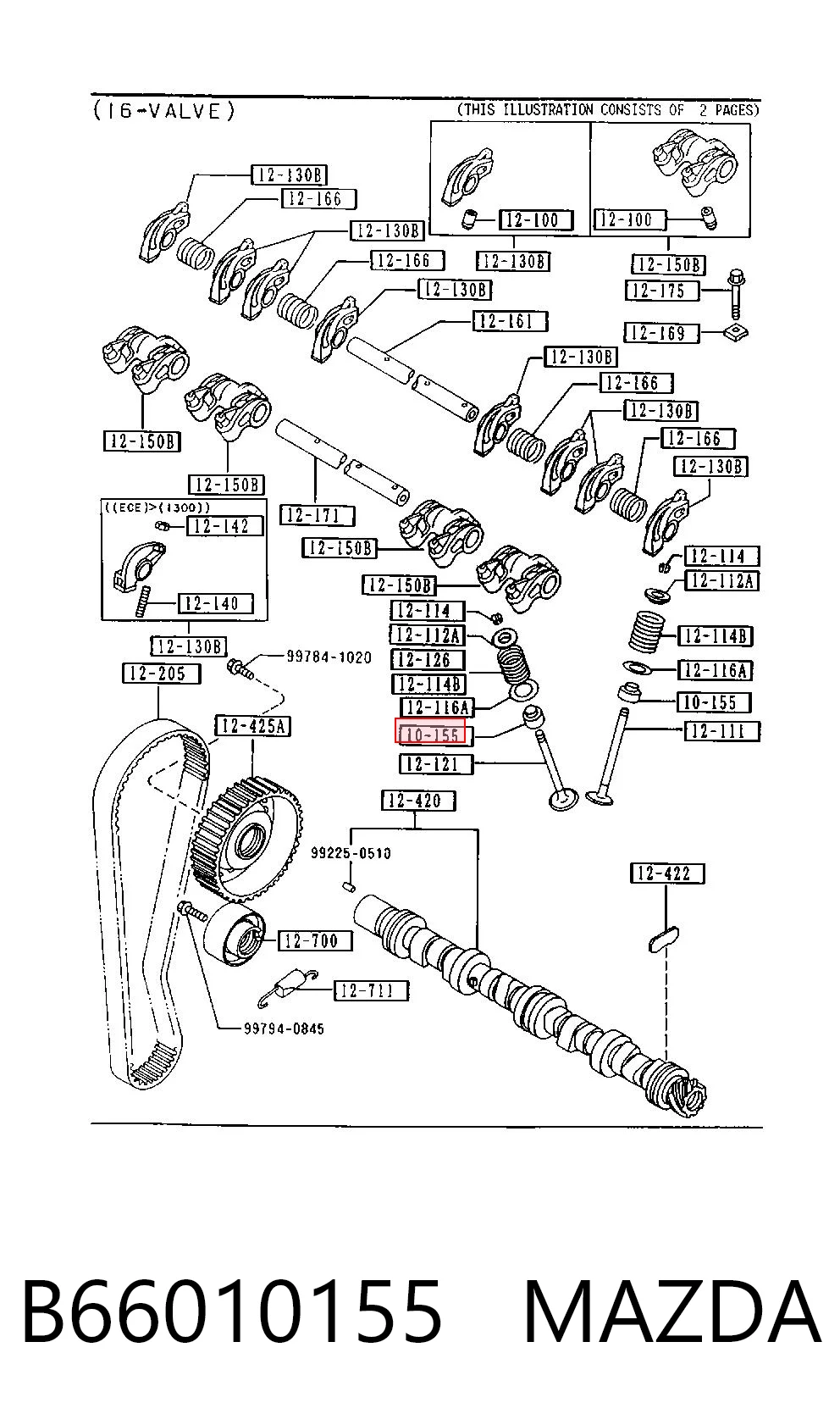 Сальник клапана PB281 Payen