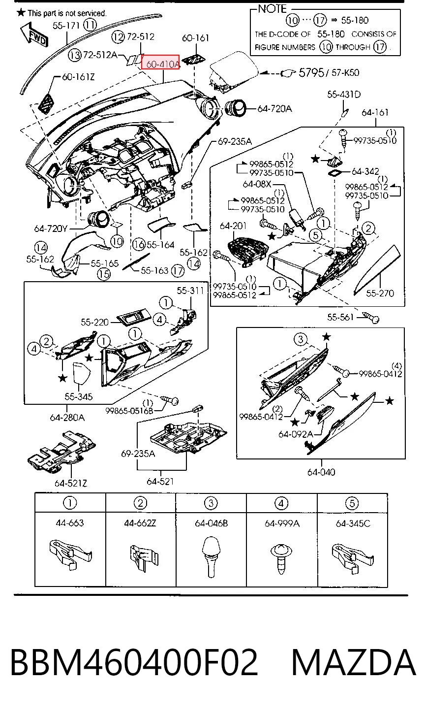 BBM460400F02 Mazda