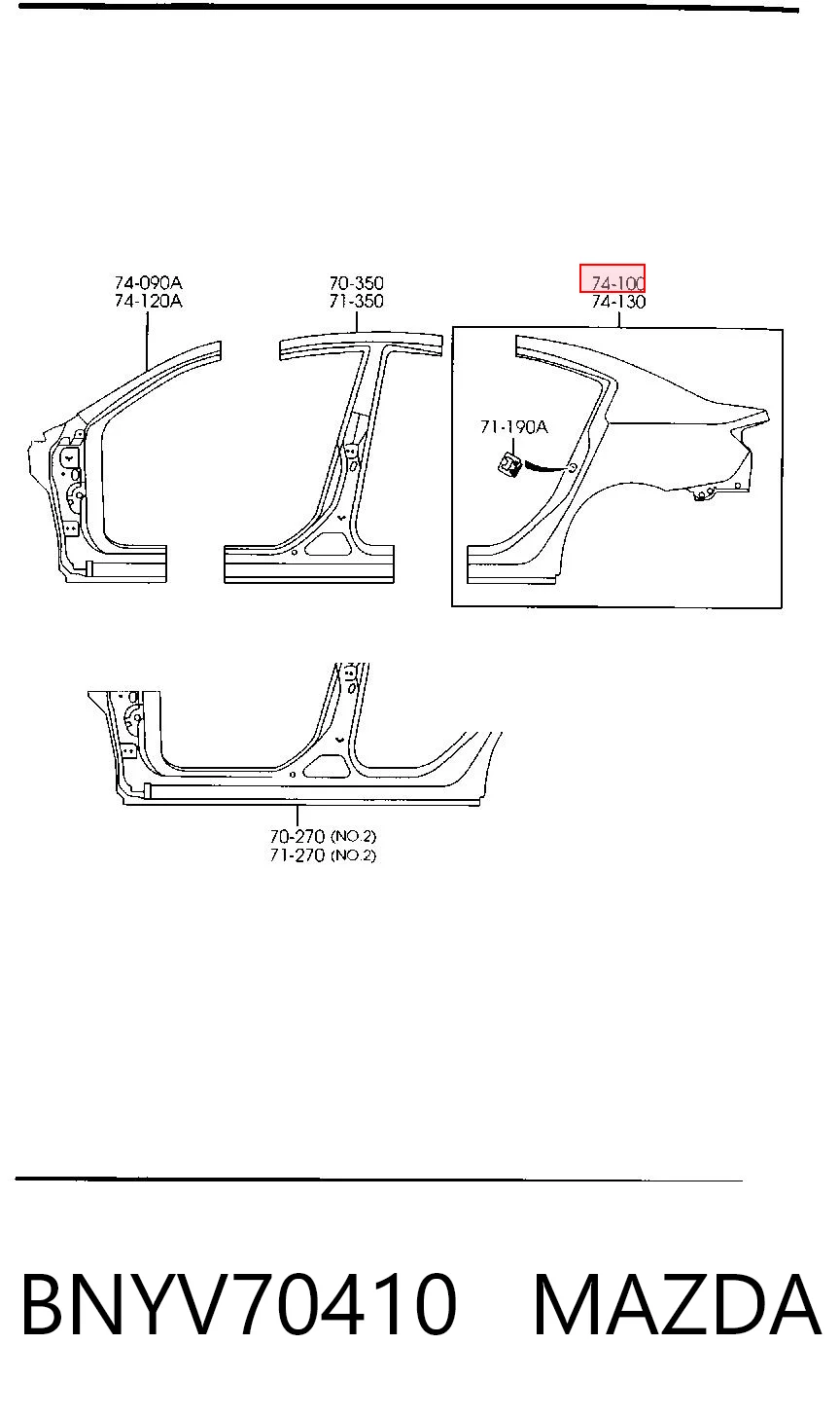 BNYV70410 Mazda
