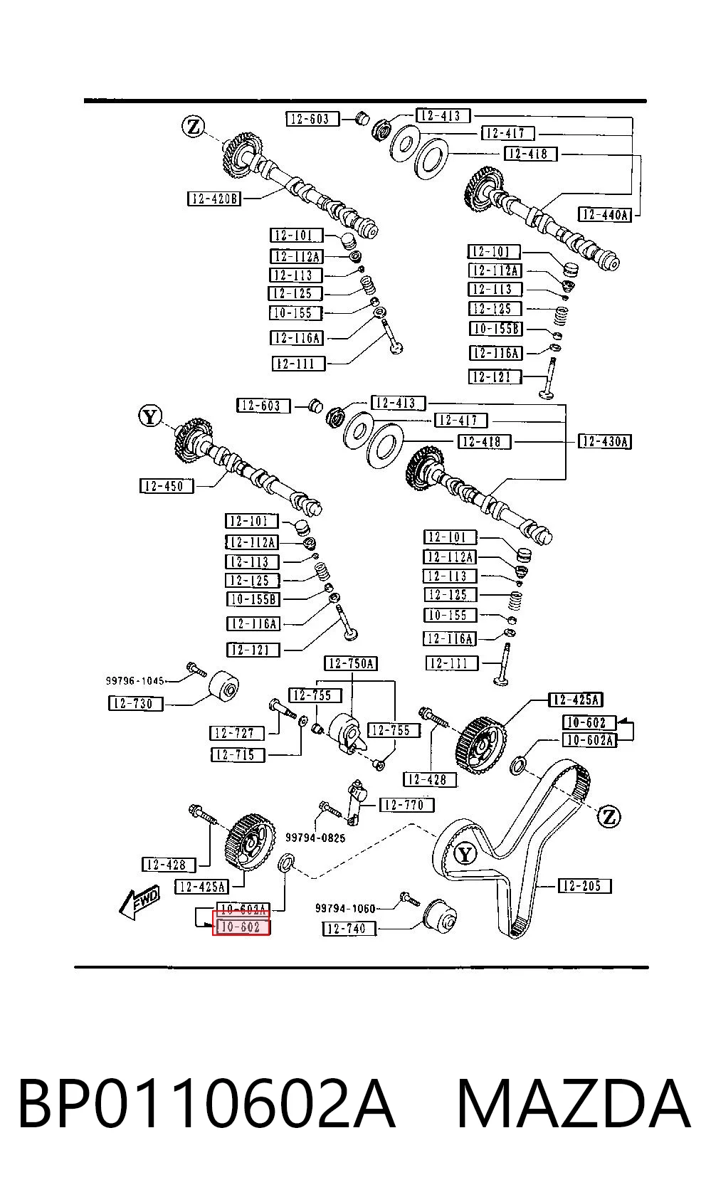 OS6387 BGA Сальник двигуна, распредвала