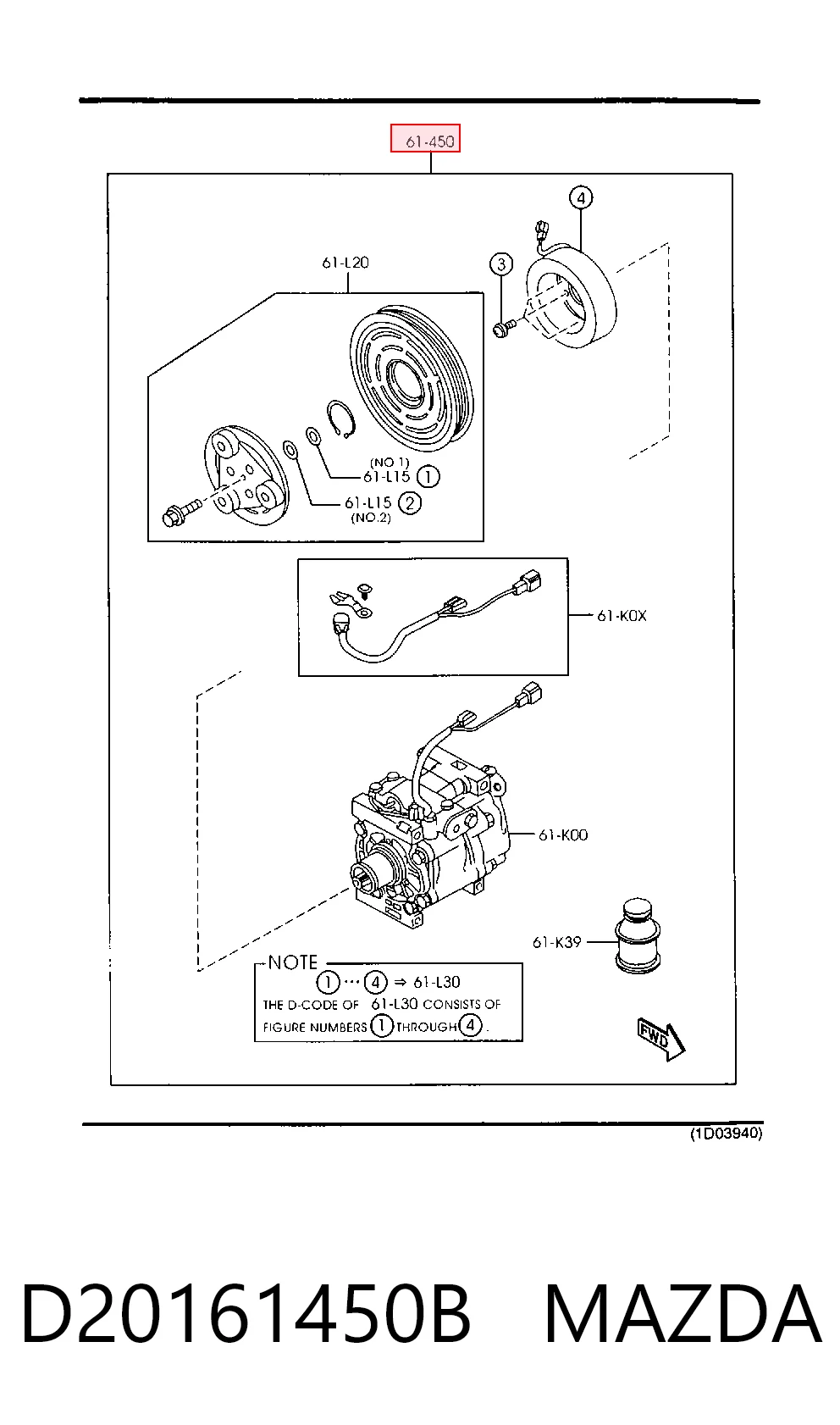 Купити Компресор кондиціонера Mazda Demio  DW