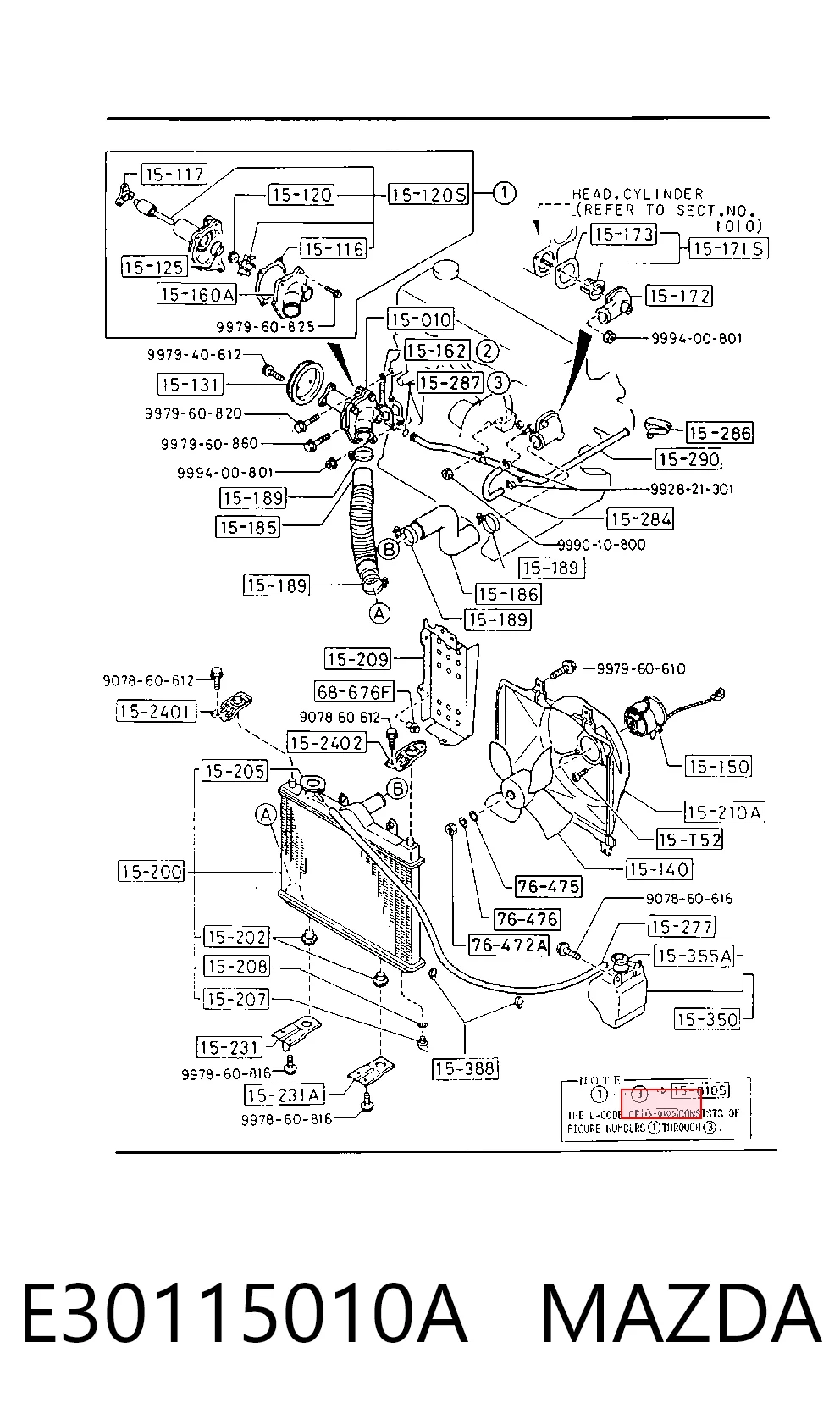  Помпа Mazda 323 3