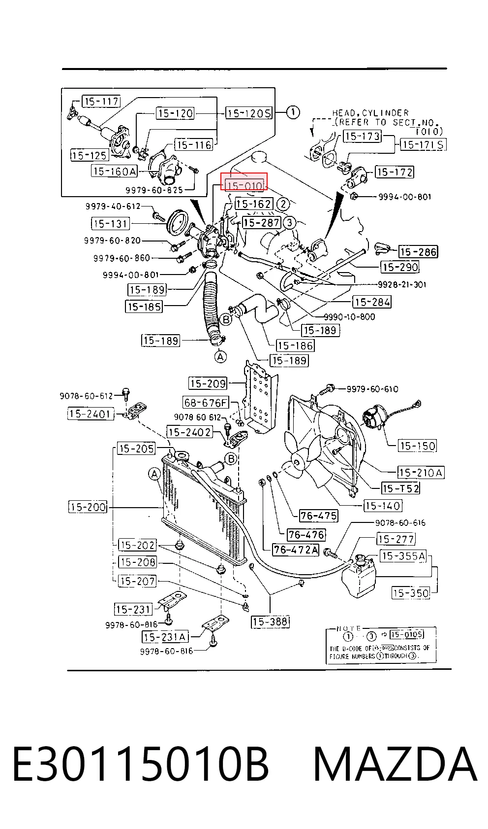  Помпа Mazda 323 3