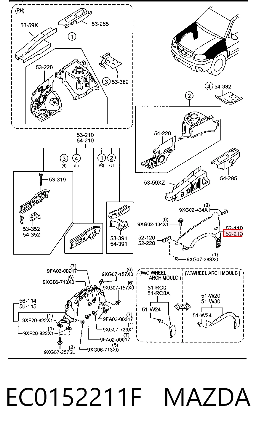 EC0152211F Mazda