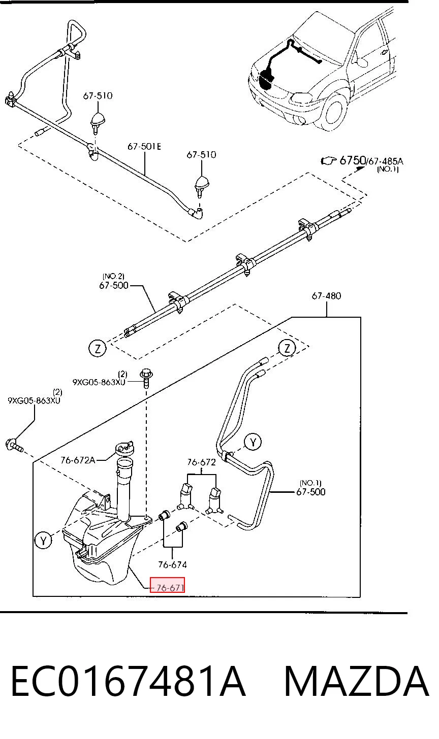 EC0167481A Mazda