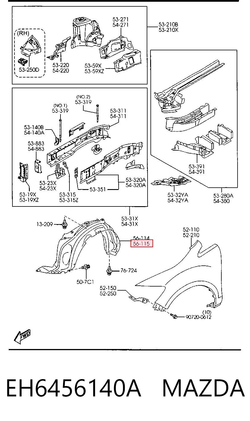 EH6456140A Mazda