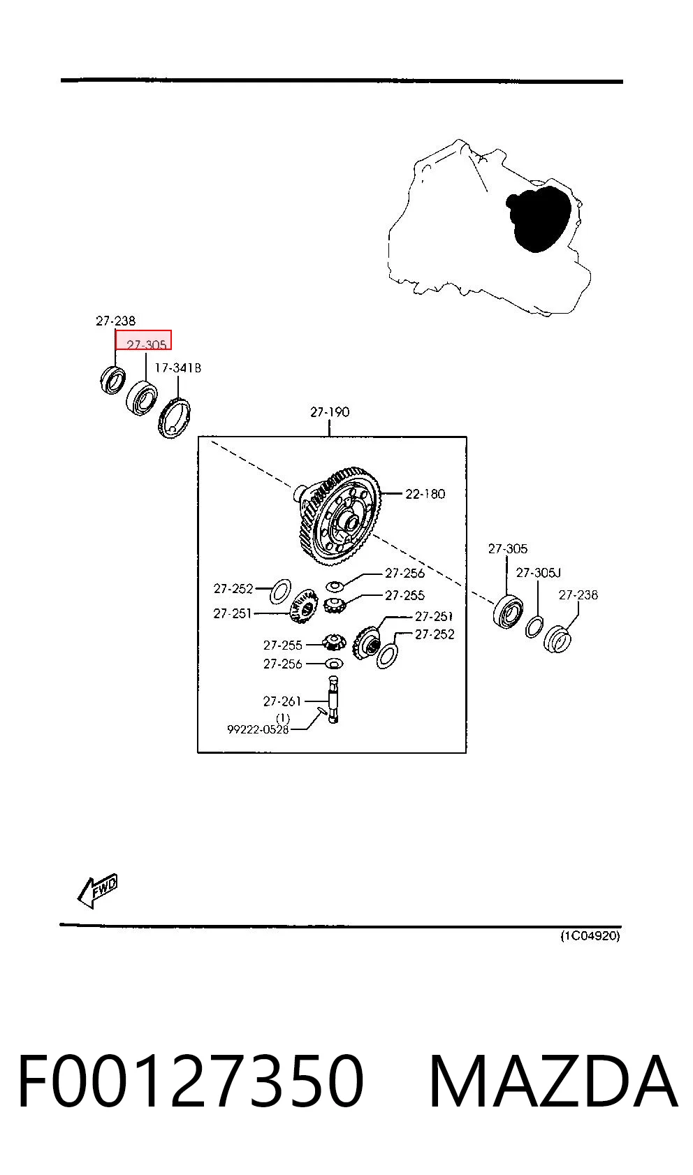Комплект підшипник маточини передньої MCB 6814910 ціна, від 10.23 USD