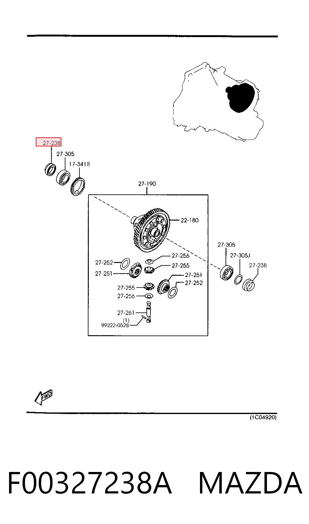 Сальник приводу BEE642AO NOK