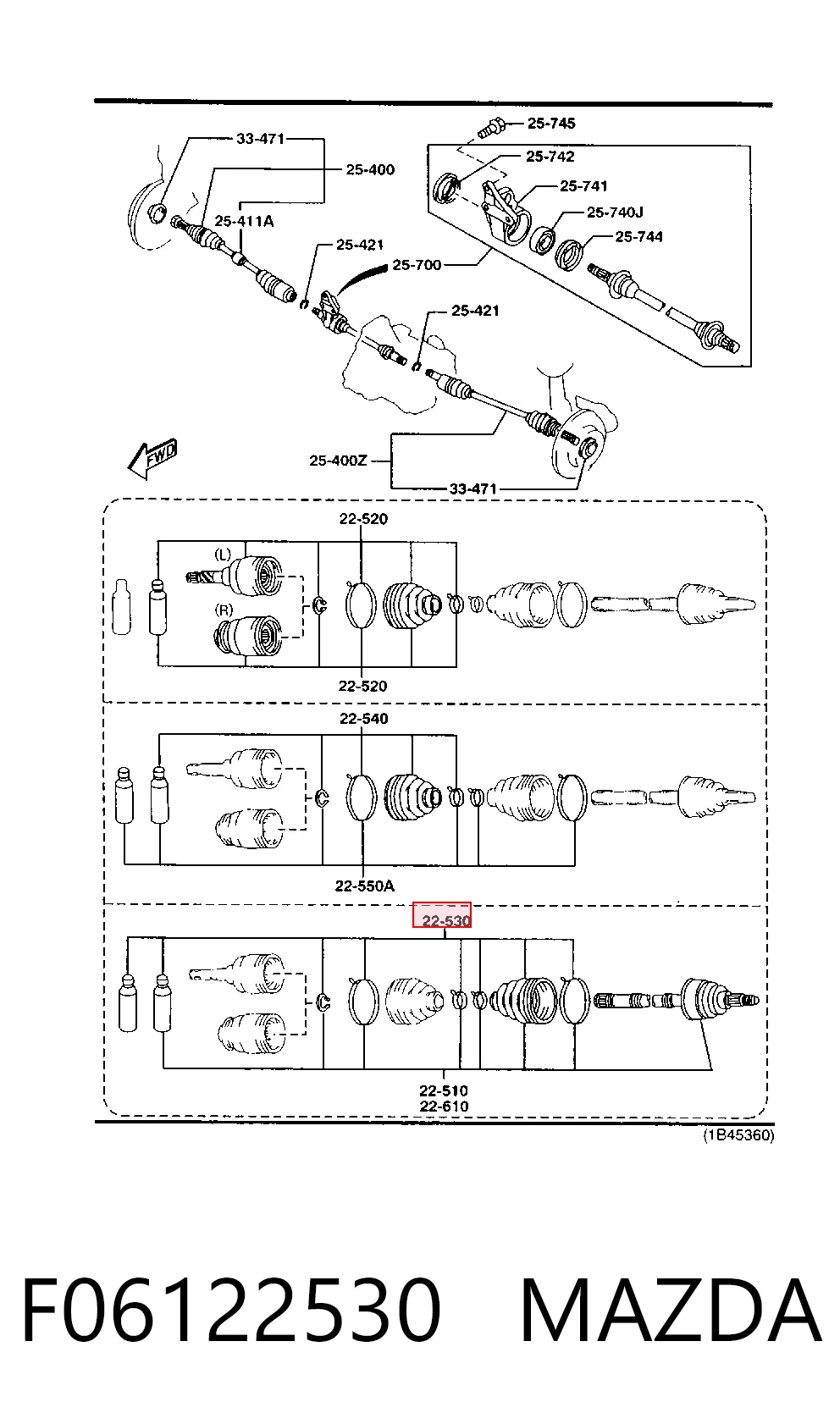 Купити MN168705 Mitsubishi Пильник шарніра приводу