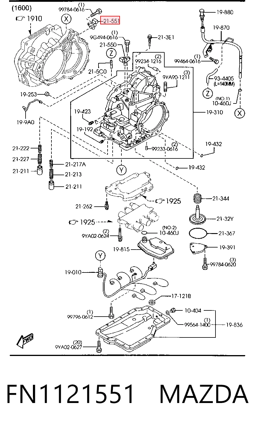 Датчик швидкості Ford FN1121551 ціна, від 18.15 USD