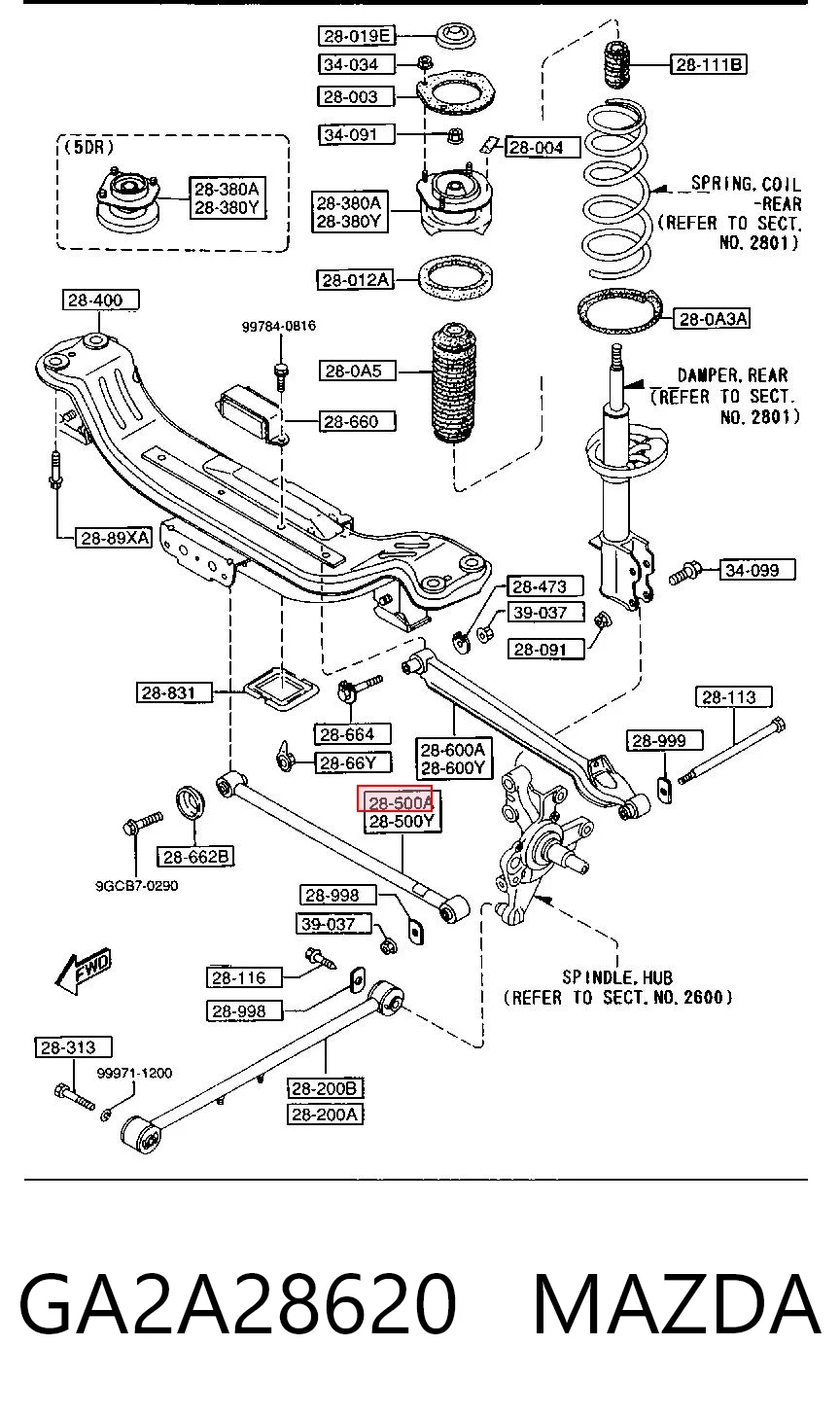 Задня поперечна тяга NIPPON MOTORS NMS4344 ціна, від 23.14 USD