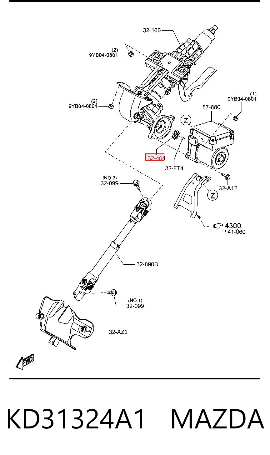 KD31324A1 Mazda 