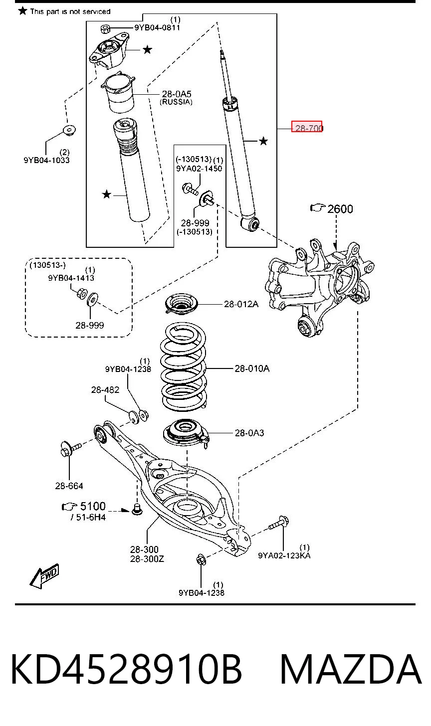 KD4528910B Mazda