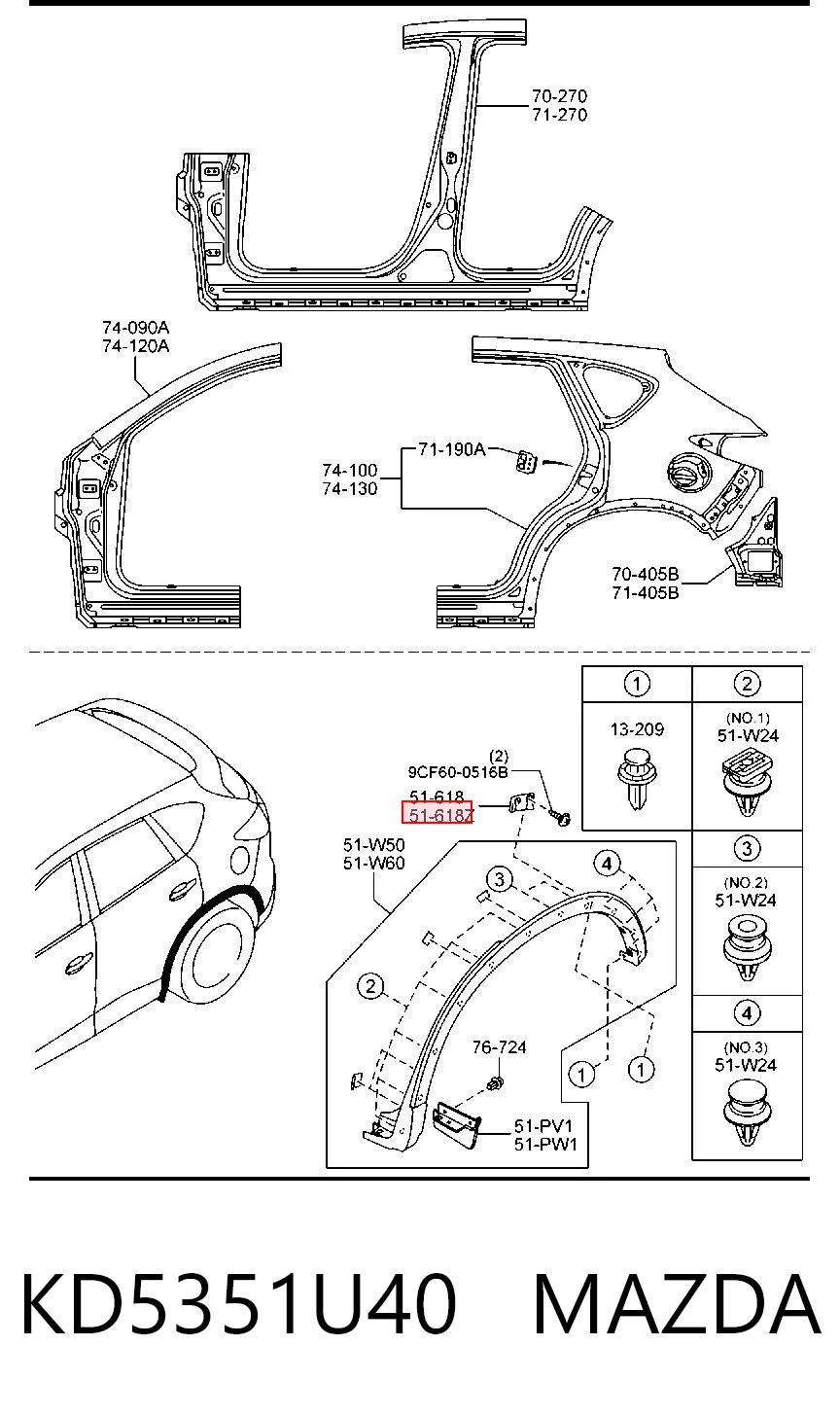 KD5351U40 Mazda