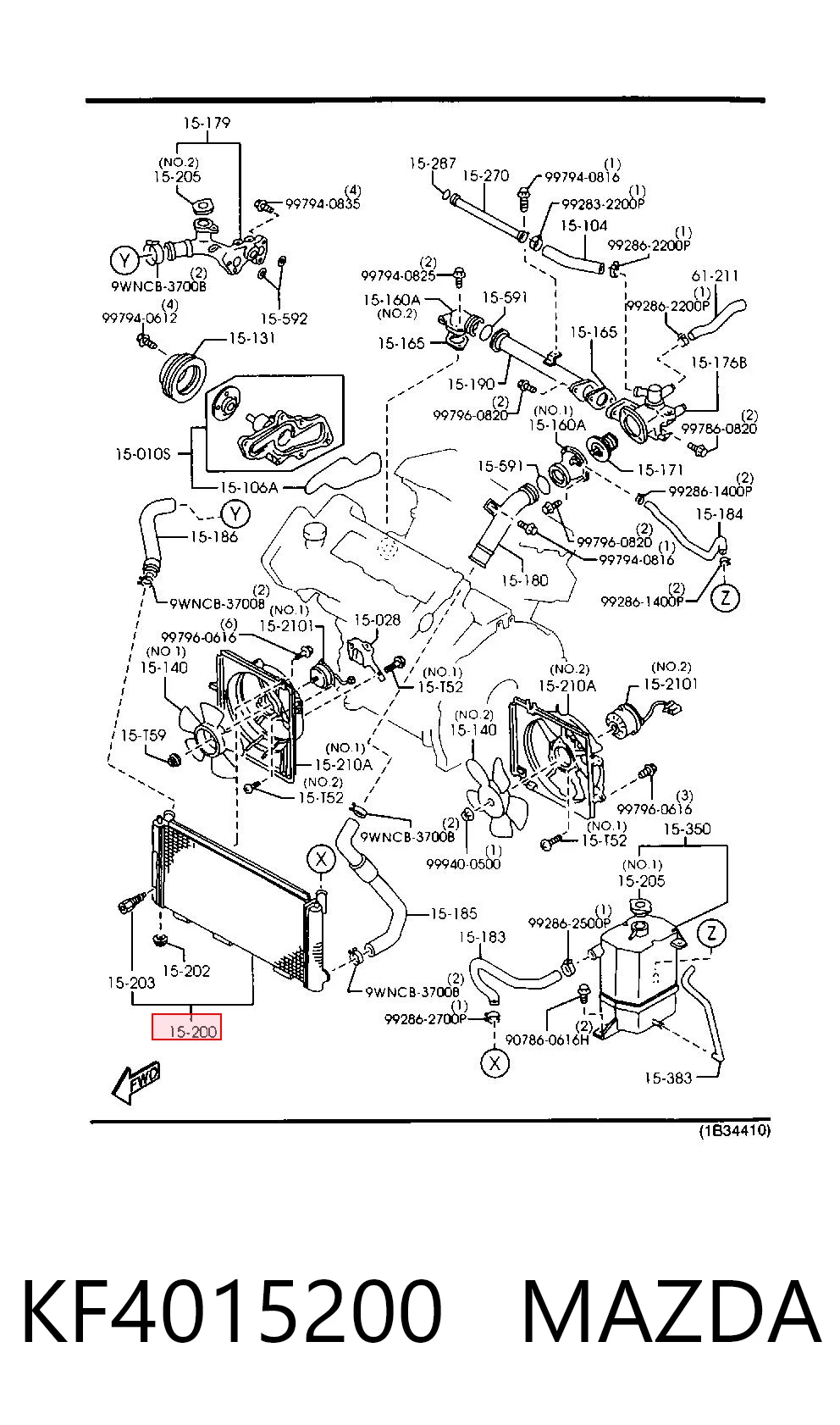 KF4015200 Mazda